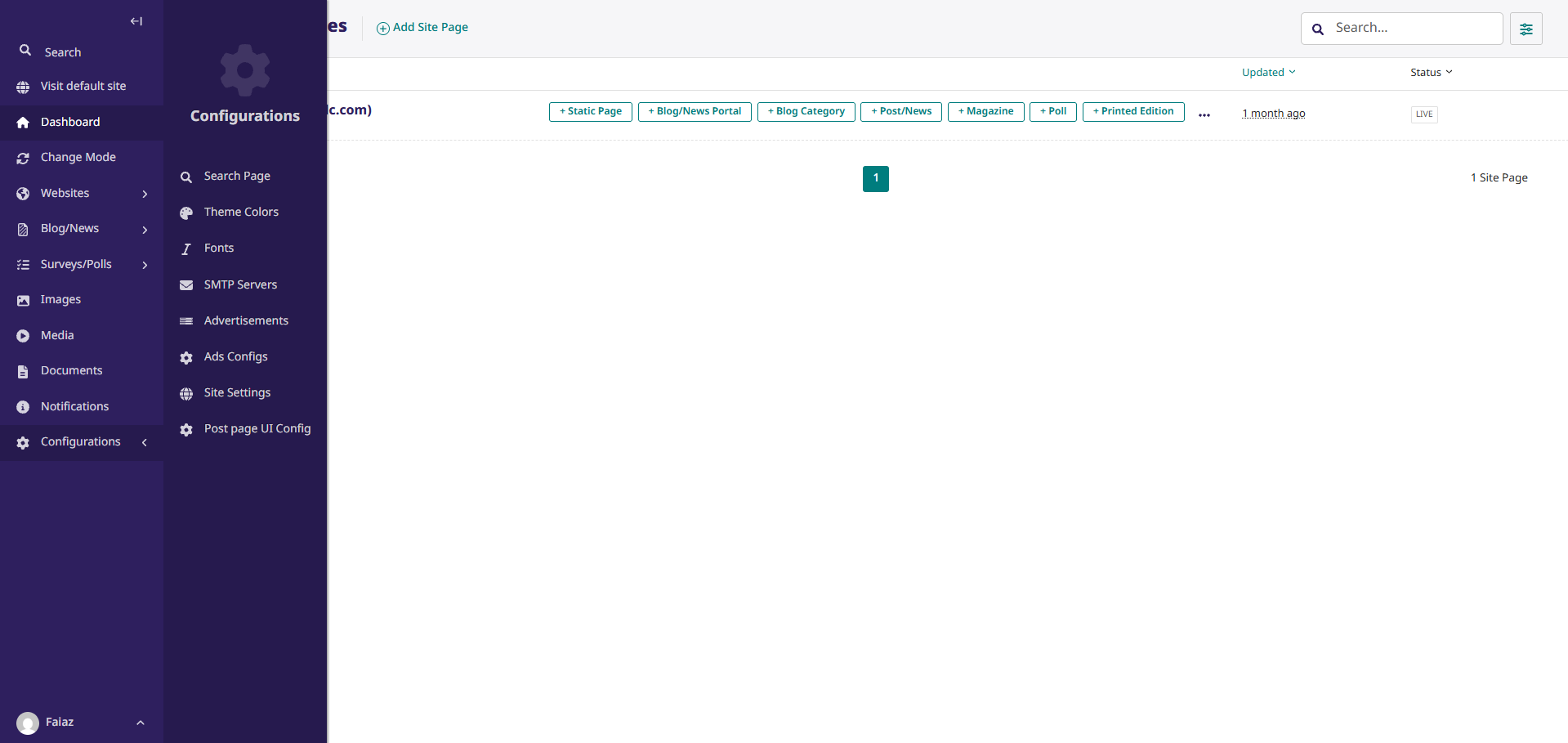 Tazhub intelligent dashboard